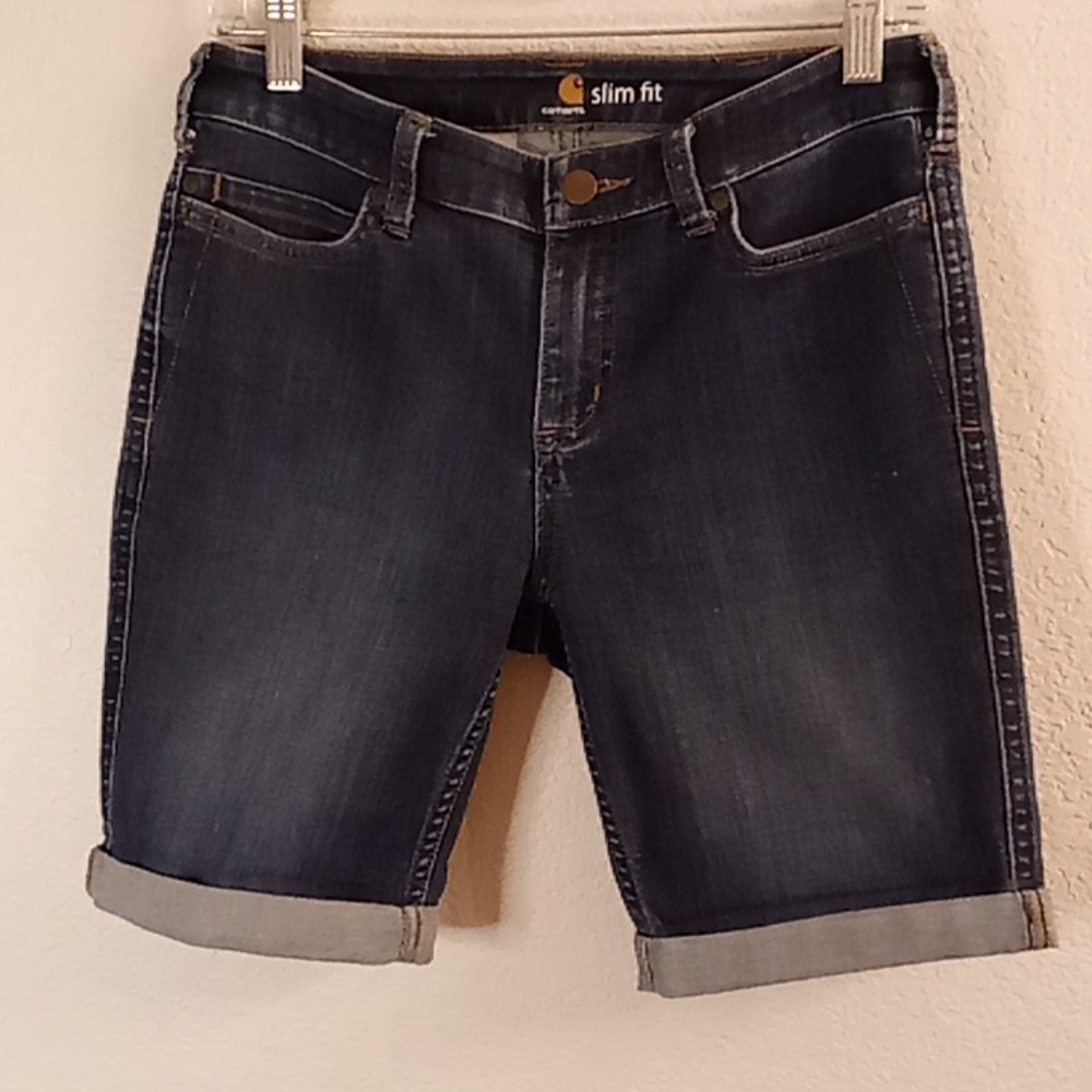 Carhartt Slim fit Summer Size 2 Navy Color Modest Denim (B8) WS